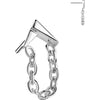 Titanium Top top V chain dangle Push-In