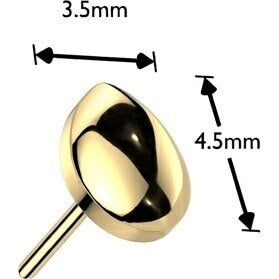 Titanium Top top teardrop Push-In