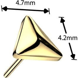 Titanium Top top triangle Push-In
