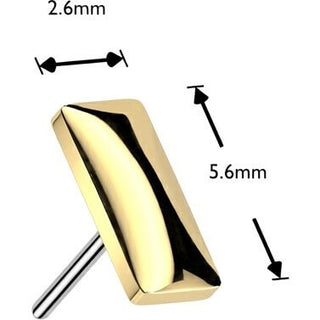 Titanium Top top rectangle Push-In