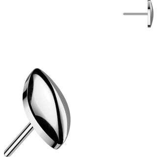 Titanium Top top marquise Push-In