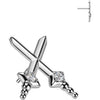 Titanium Top top dagger zirconia Push-In