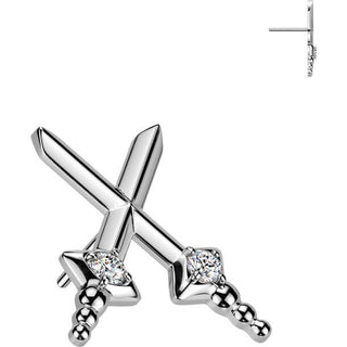 Titanium Top top dagger zirconia Push-In