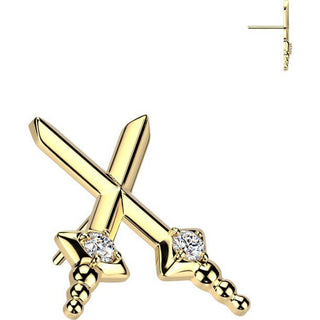 Titanium Top top dagger zirconia Push-In