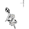 Titanium Top top snake zirconia Push-In