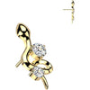 Titanium Top top snake zirconia Push-In