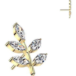 Titanium Top top leaf zirconia Push-In