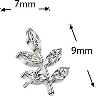 Titanium Top top leaf zirconia Push-In