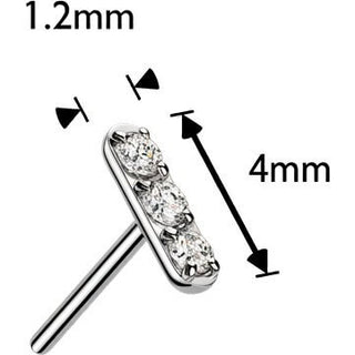 Titanium Top top bar zirconia Push-In