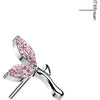 Titanium Top top flower zirconia Push-In