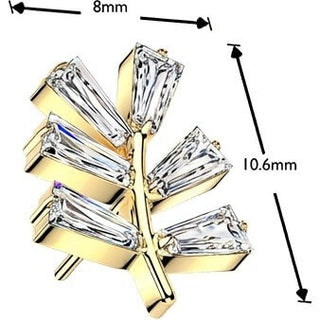 Titanium Top top leaf zirconia Push-In