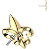 Titanium Top top fleur de lis Push-In
