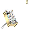 Titanium Top top rectangle zirconia Push-In
