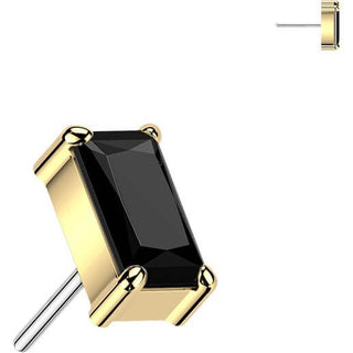 Titanium Top top rectangle zirconia Push-In