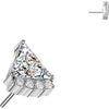 Titanium Top top triangle zirconia Push-In