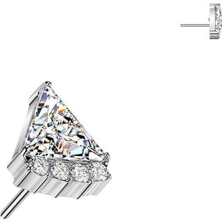 Titanium Top top triangle zirconia Push-In