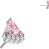 Titanium Top top triangle zirconia Push-In