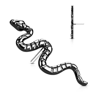 Titanio Superiore design serpente Push-In