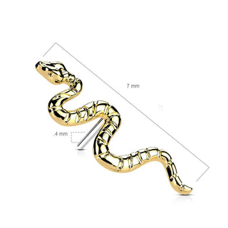 Titanio Superiore design serpente Push-In