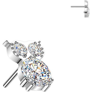Titanium Top top zirconia owl Push-In