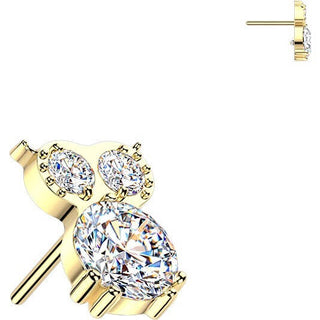 Titanium Top top zirconia owl Push-In