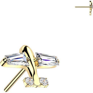 Titanium Top top zirconia airplane Push-In