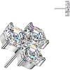 Titanium top trinity honeycomb zirconia Push-In