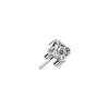 Titanium Top Top Square Zirconia Push-In