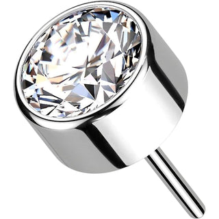 Titanium Top top zirconia opal bezel setting Push-In