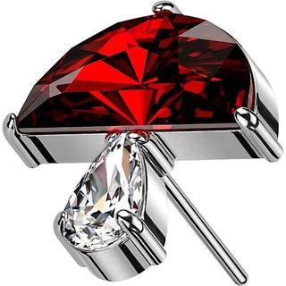 Titanium Top Top Mushroom Zirconia Push-In