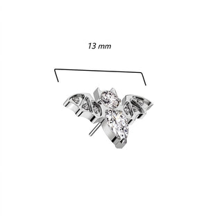 Titanium Top Top Bat Zirconia Push-In