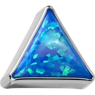 Titanium Top top triangle bezel setting opal Push-In