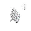 Titanium Top Diamond Shape Zirconias Push-In