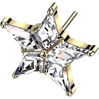 Titanium Top Top Star Zirconia Push-In