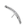 Top Top Moon Zirconia Push-In