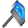 Titanium Top top diamond shaped opal zirconia Push-In