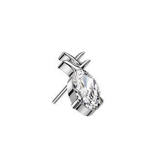 Top Top Pineapple Zirconia Push-In