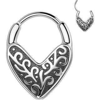Ring floral heart Segment