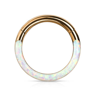 Anello Piercing Opale Clicker