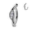 Belly Button Piercing zirconias Clicker