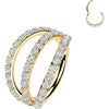 Titanium Ring triple layer zirconia Segment