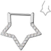 Titanium Ring star zirconia Segment
