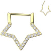 Titanium Ring star zirconia Segment