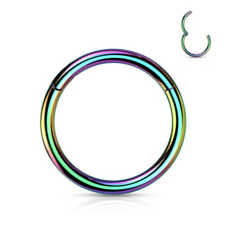 Titanio Anello Piercing Combinazione di colori Clicker