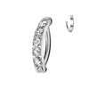 Titanio Piercing Ombelico Zirconi