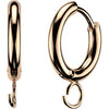 Hoop Earring o-ring for charms 1 pair Clicker