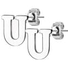 Stud Earring 316L Earring Studs Alphabet Initial 1 Pair