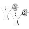 Stud Earring 316L Earring Studs Alphabet Initial 1 Pair