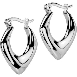 Hoop Earring diamond shaped