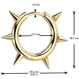 Earring spikes Segment